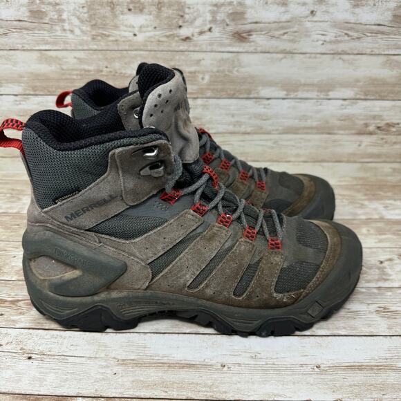 Merrell Other - Merrell Strongfield Tactical Brown Waterproof Outdoor Hiking Boots Men's Size 9